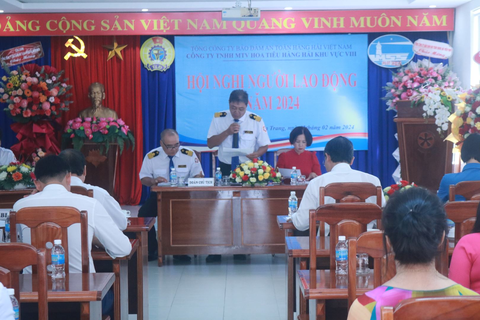 HỘI NGHỊ NGƯỜI LAO ĐỘNG CÔNG TY HOA TIÊU HÀNG HẢI KHU VỰC VIII NĂM 2024