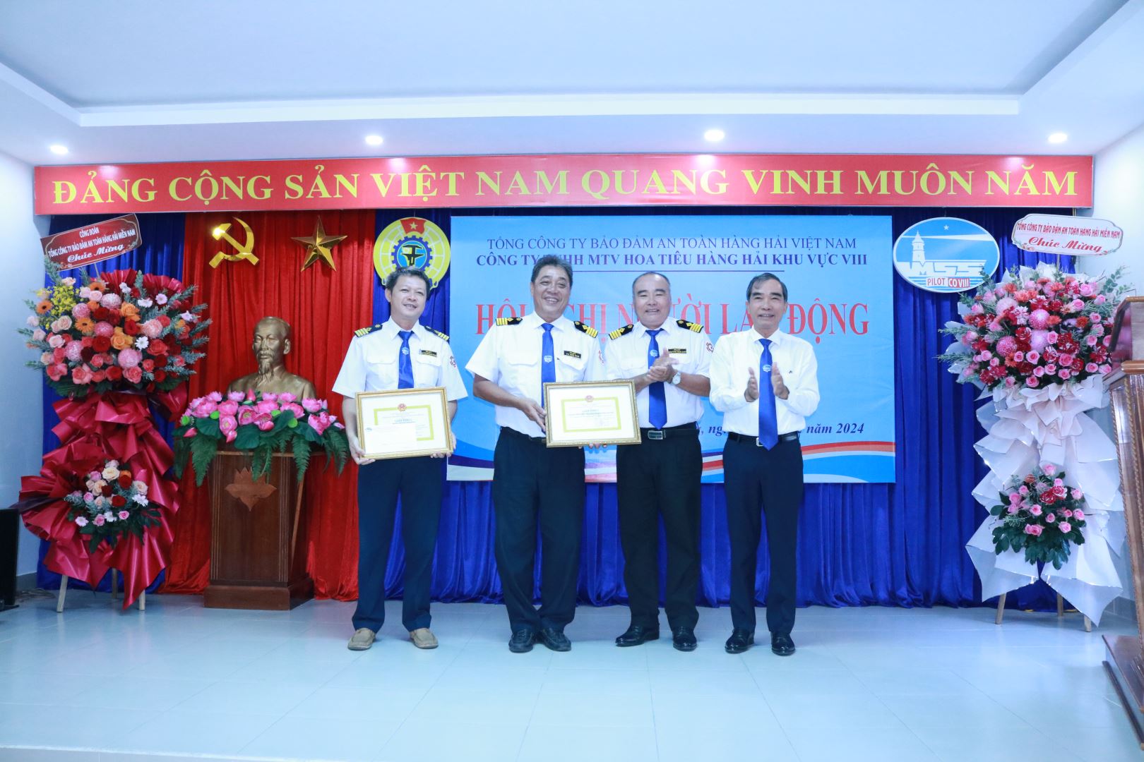 HỘI NGHỊ NGƯỜI LAO ĐỘNG CÔNG TY HOA TIÊU HÀNG HẢI KHU VỰC VIII NĂM 2024