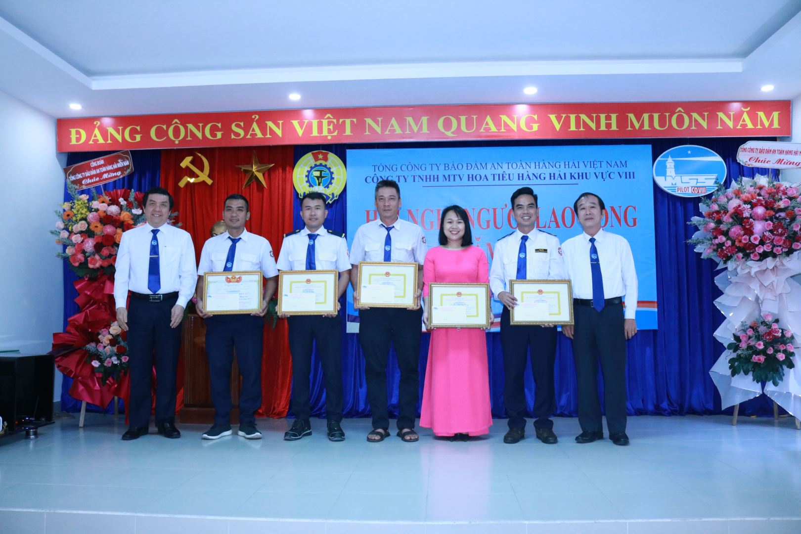 HỘI NGHỊ NGƯỜI LAO ĐỘNG CÔNG TY HOA TIÊU HÀNG HẢI KHU VỰC VIII NĂM 2024
