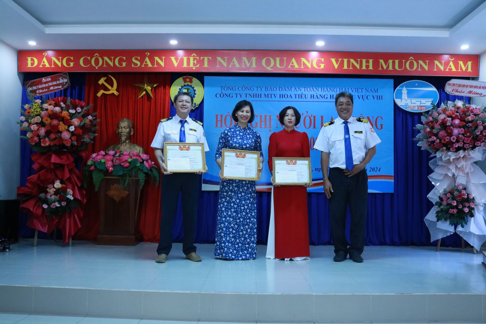 HỘI NGHỊ NGƯỜI LAO ĐỘNG CÔNG TY HOA TIÊU HÀNG HẢI KHU VỰC VIII NĂM 2024